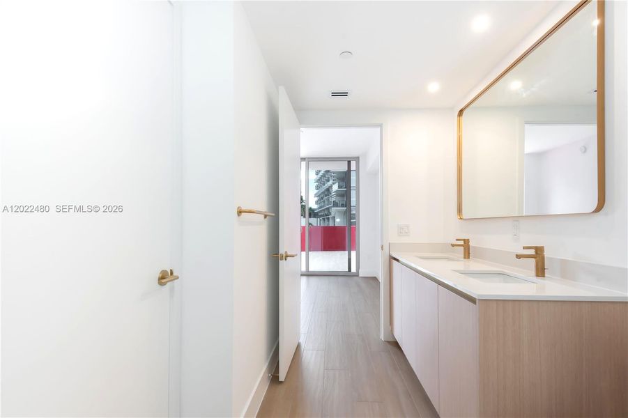 Furnished interior view inside a new home in , Miami (Image 10).