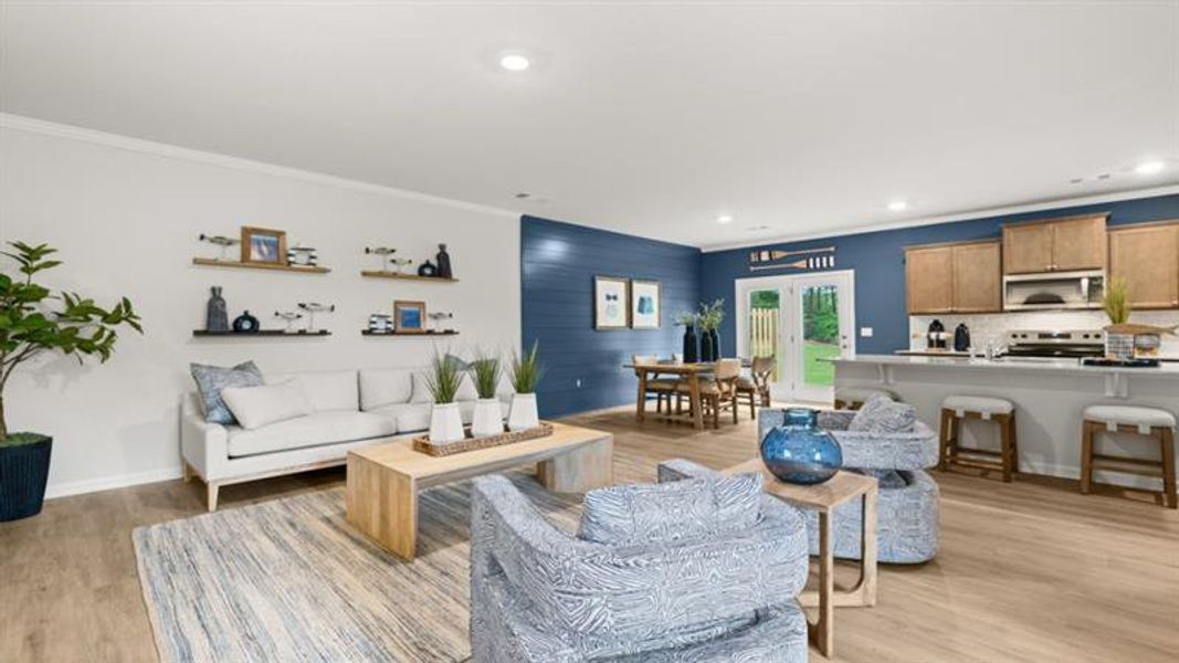 Furnished interior view inside a new home in Falcon Landing, Gainesville (Image 42).