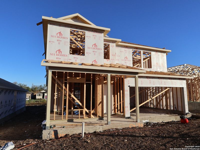 In-progress construction of a new home in Agave, San Antonio, TX (Image 21).