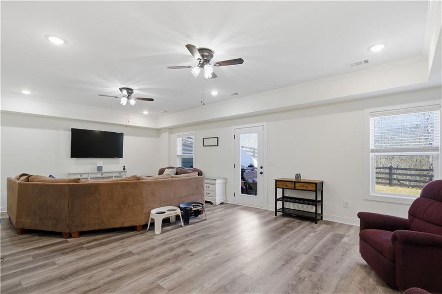 Furnished interior view inside a new home in , Dallas (Image 45).