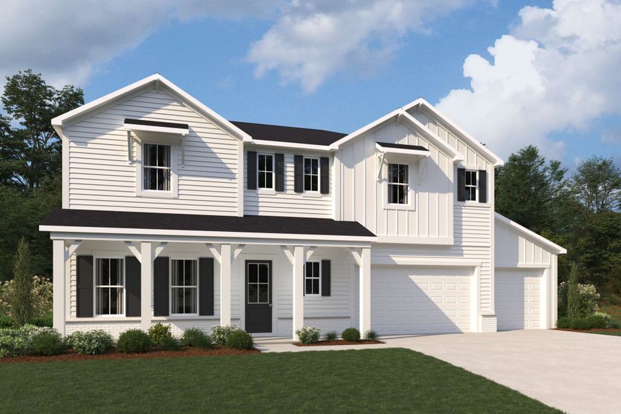 Representative exterior photo of a completed home built from the Ruby by Mattamy Homes in RiverTown, St. Johns, FL (Image 3).