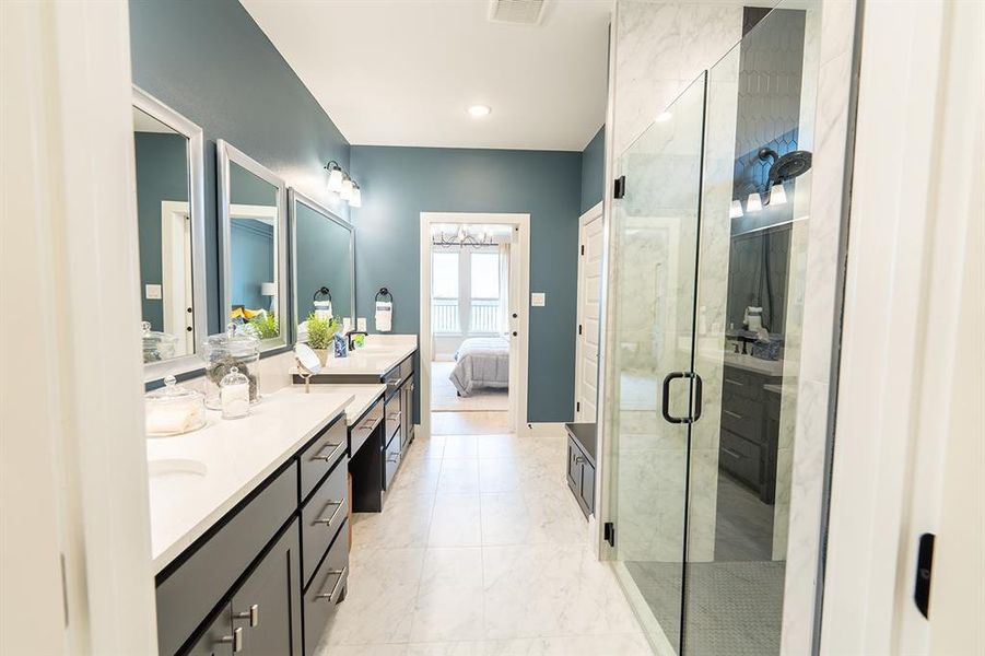 Furnished interior view inside a new home in Ladera Prosper, Prosper (Image 4).