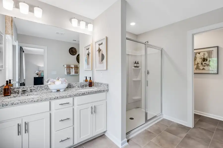 Furnished interior view inside a new home in Magnolia Townes, Wendell (Image 5).