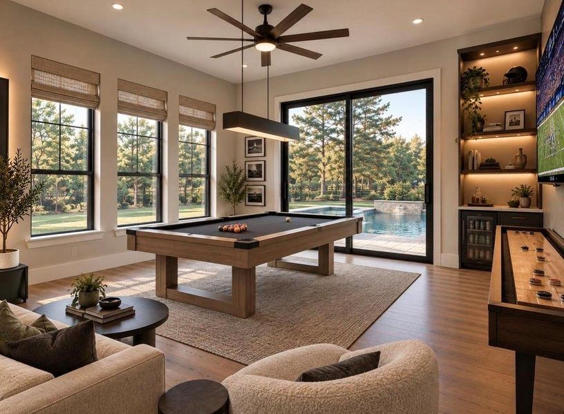 Furnished interior view inside a new home in , Montgomery (Image 7).
