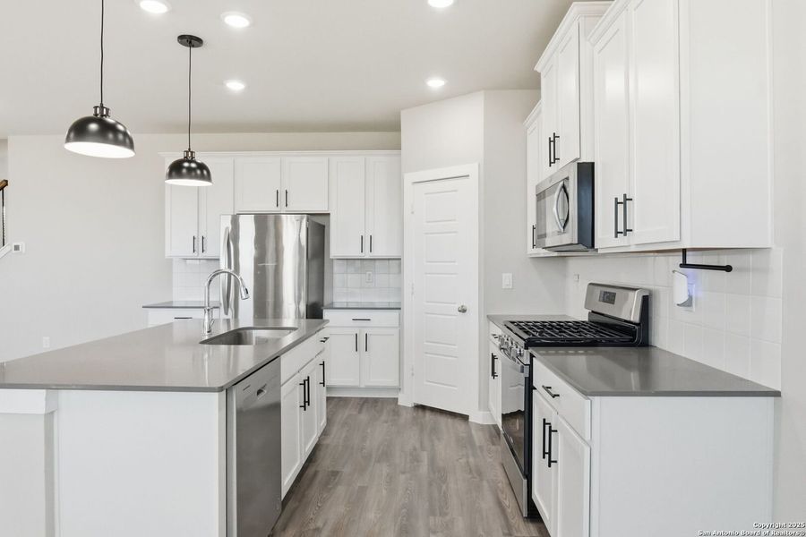 Furnished interior view inside a new home in Morgan Meadows, San Antonio (Image 5).