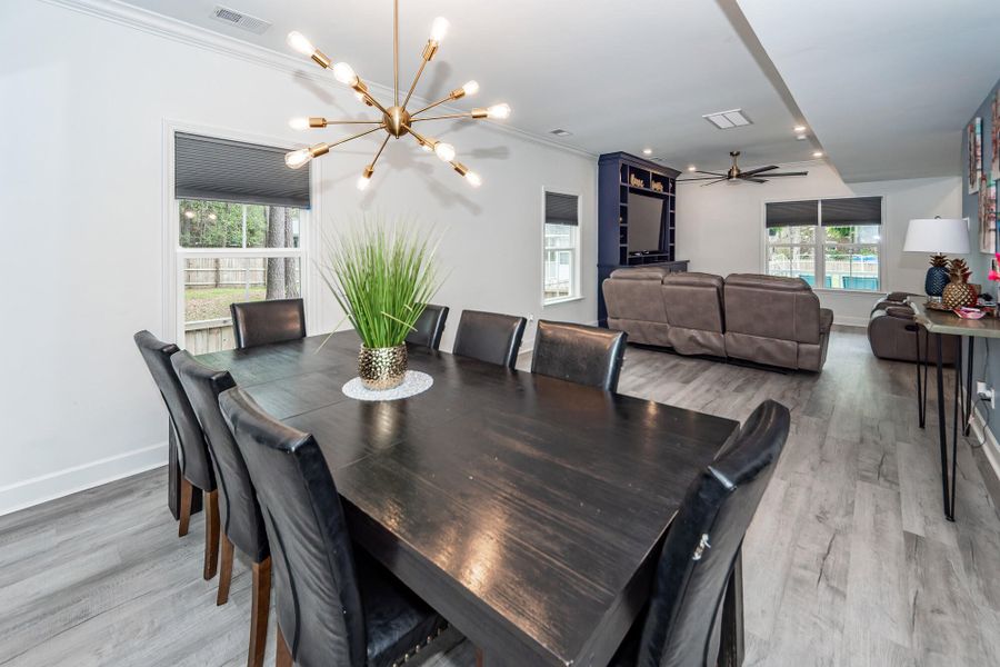 Furnished interior view inside a new home in , Summerville (Image 45).