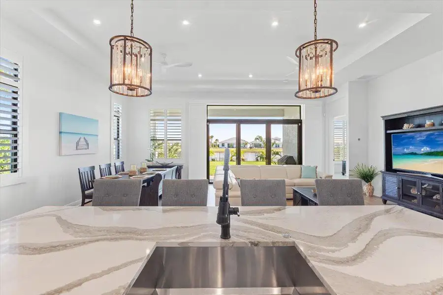 Kitchen island into Formal Dining