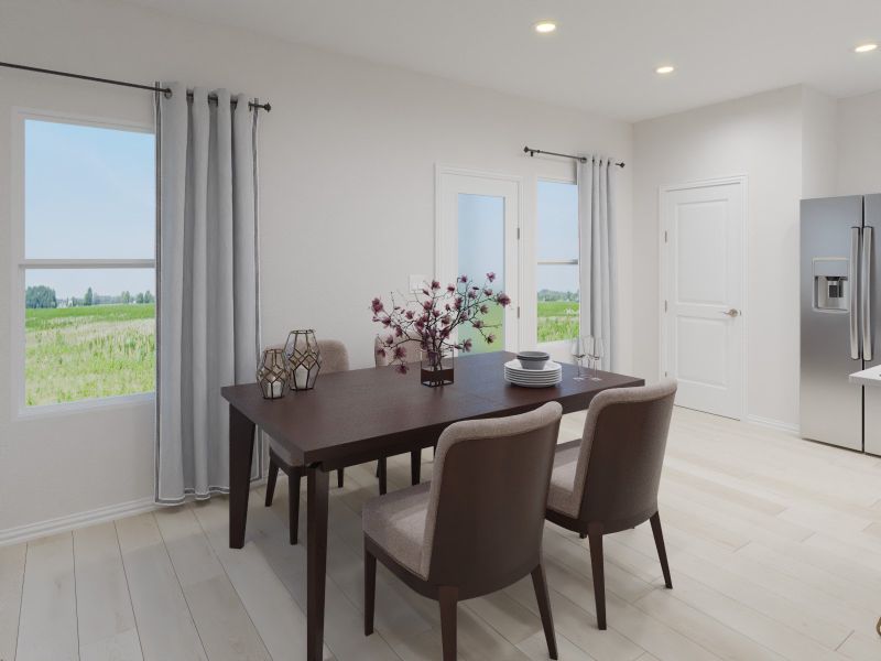 Furnished interior view inside a new home in Lakehaven - Spring Series, Farmersville (Image 3).