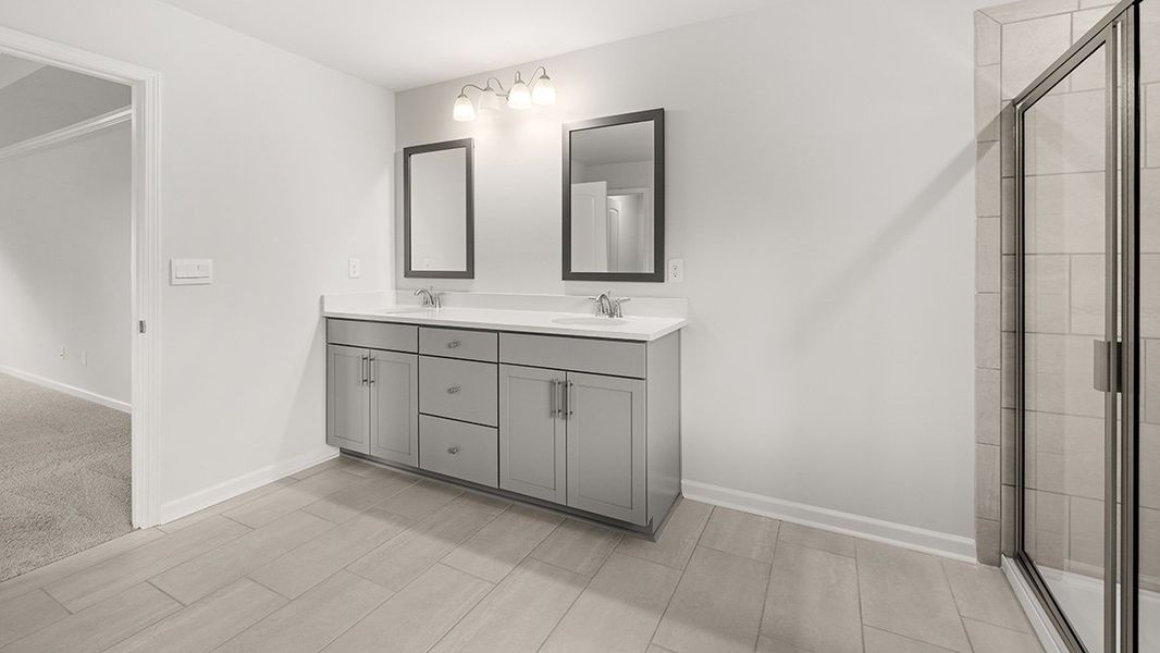 Furnished interior view inside a new home in Haven Abbey, Cumming (Image 8).