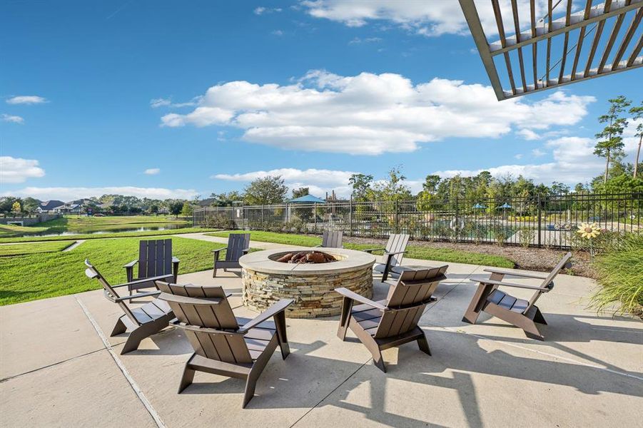 Clubhouse entertaining area.