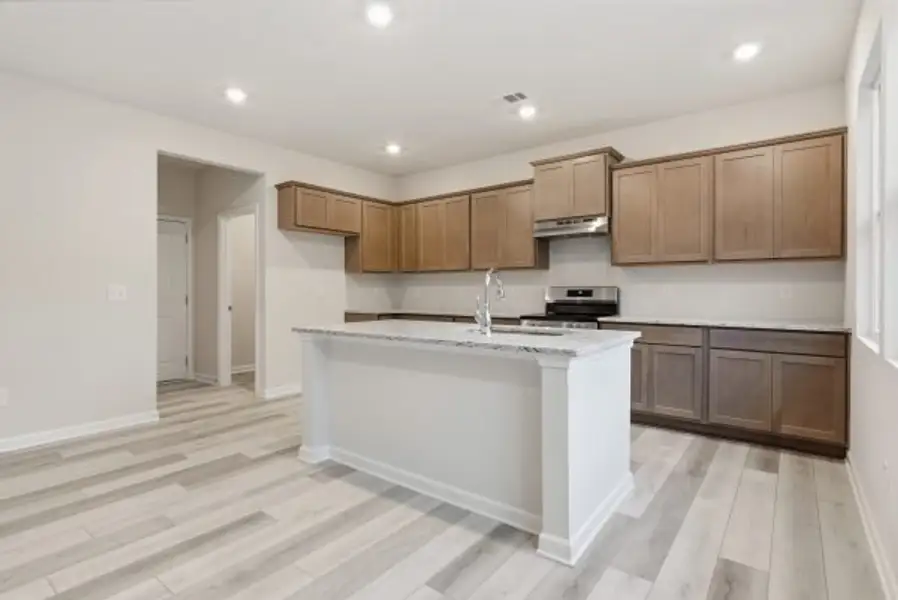 Representative furnished interior of a home built from the Clayton by Piedmont Residential in Hampton Ridge, Jefferson (Image 3).