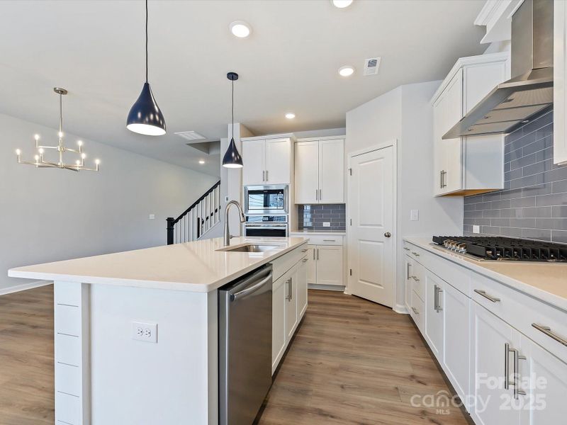 Furnished interior view inside a new home in North Creek Village - Townhomes, Huntersville (Image 11). Furnished interior view inside a new home in North Creek Village - Townhomes, Huntersville (Image 11).