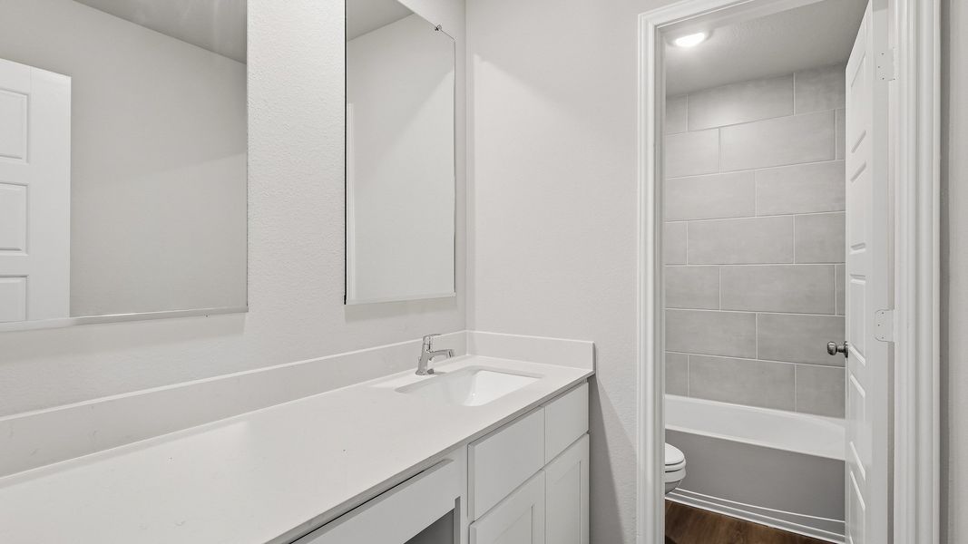 Secondary bathroom