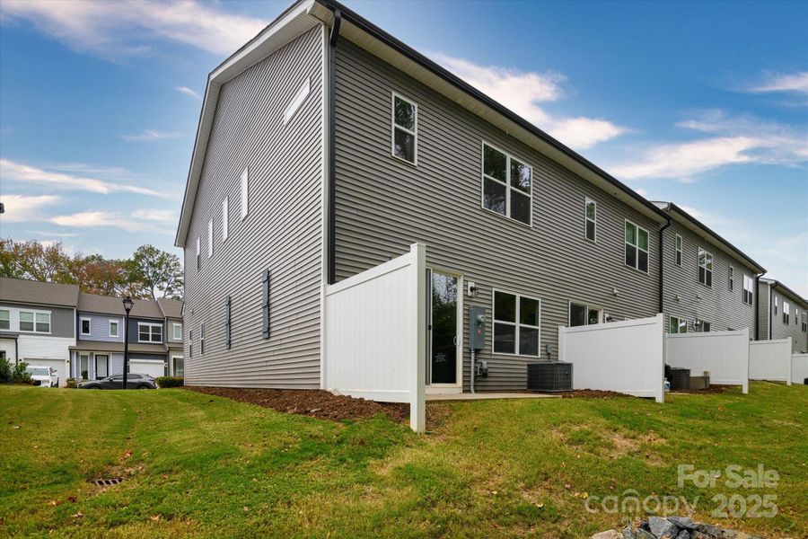 Exterior details and patio area of a home in , Charlotte (Image 19).