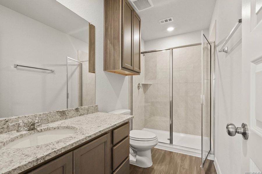 Furnished interior view inside a new home in Abbott Place, St. Hedwig (Image 8).