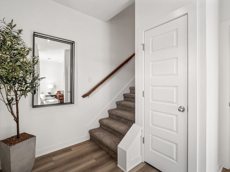 Furnished interior view inside a new home in The Towns at Red River, Gallatin (Image 8). Furnished interior view inside a new home in The Towns at Red River, Gallatin (Image 8).