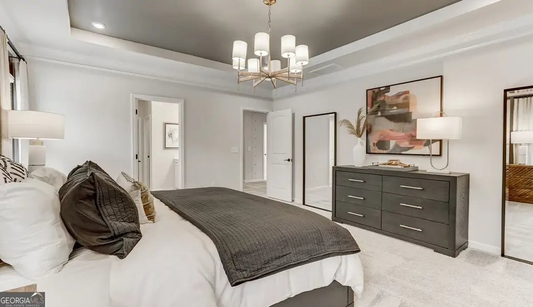 Furnished interior view inside a new home in Bryson Farms, Byron (Image 10). Furnished interior view inside a new home in Bryson Farms, Byron (Image 10).