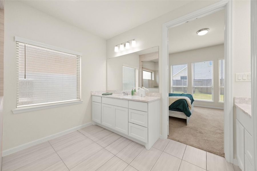 Furnished interior view inside a new home in Amira, Tomball (Image 8).