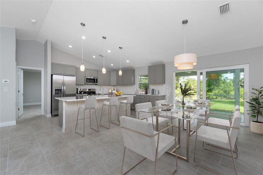 Furnished interior view inside a new home in , North Port (Image 7).