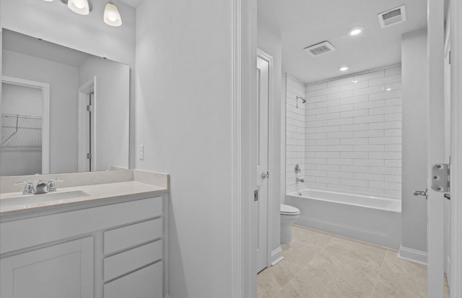Furnished interior view inside a new home in Sweetwater Hills, Moore (Image 9).