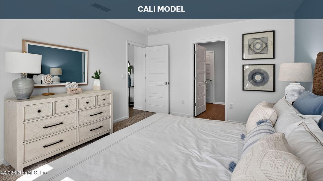 Furnished interior view inside a new home in , Palm Coast (Image 15).