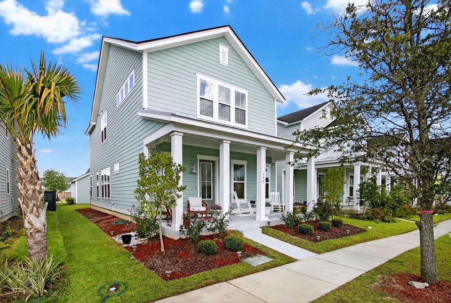 Front exterior of a new home in , Summerville, SC, highlighting curb appeal (Image 32).
