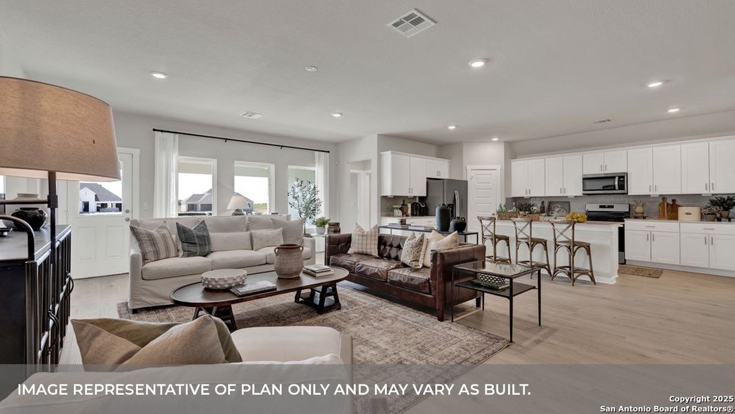 Furnished interior view inside a new home in Hartland Ranch, Lockhart (Image 15).