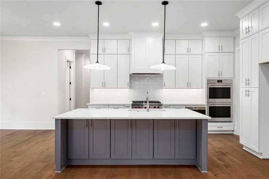 Furnished interior view inside a new home in , Atlanta (Image 13).