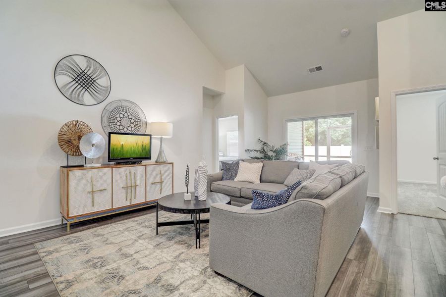 Furnished interior view inside a new home in Stillpointe, Sumter (Image 3).