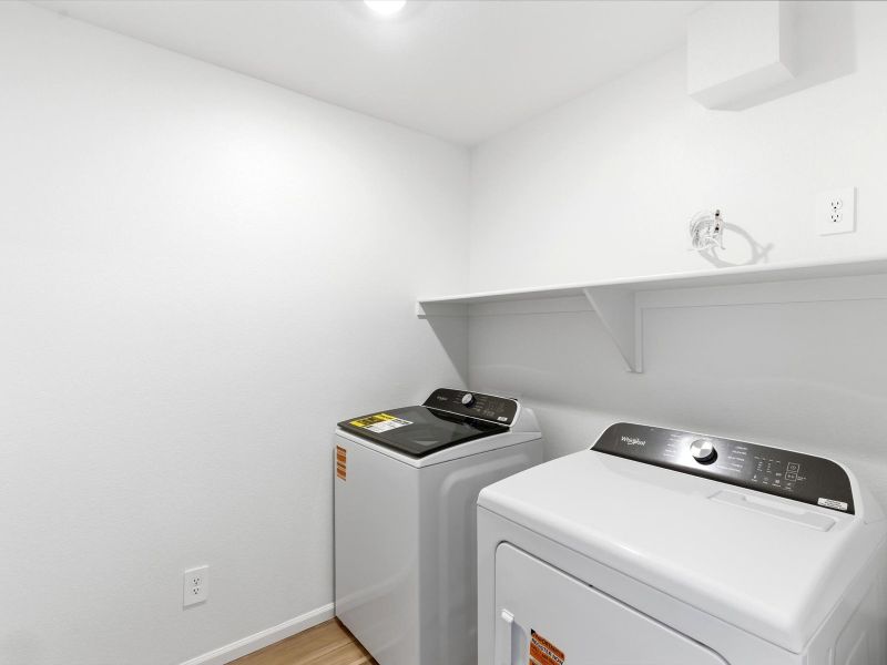 Close-up of interior finishes inside a home in Skyview at High Point, Aurora (Image 9).