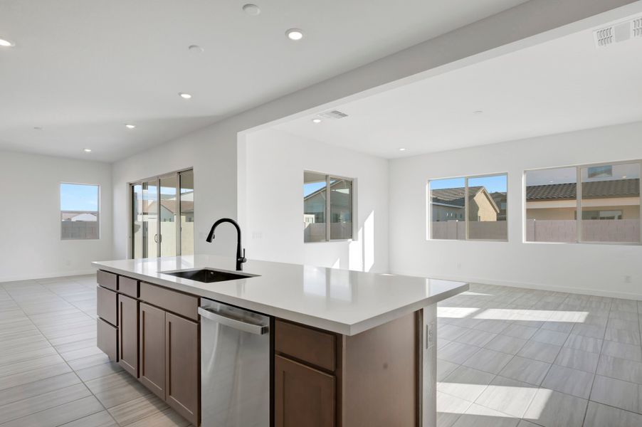 Furnished interior view inside a new home in Soleo, San Tan Valley (Image 6).