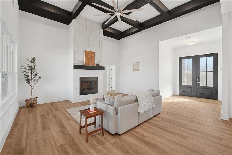 Furnished interior view inside a new home in , Azle (Image 11).