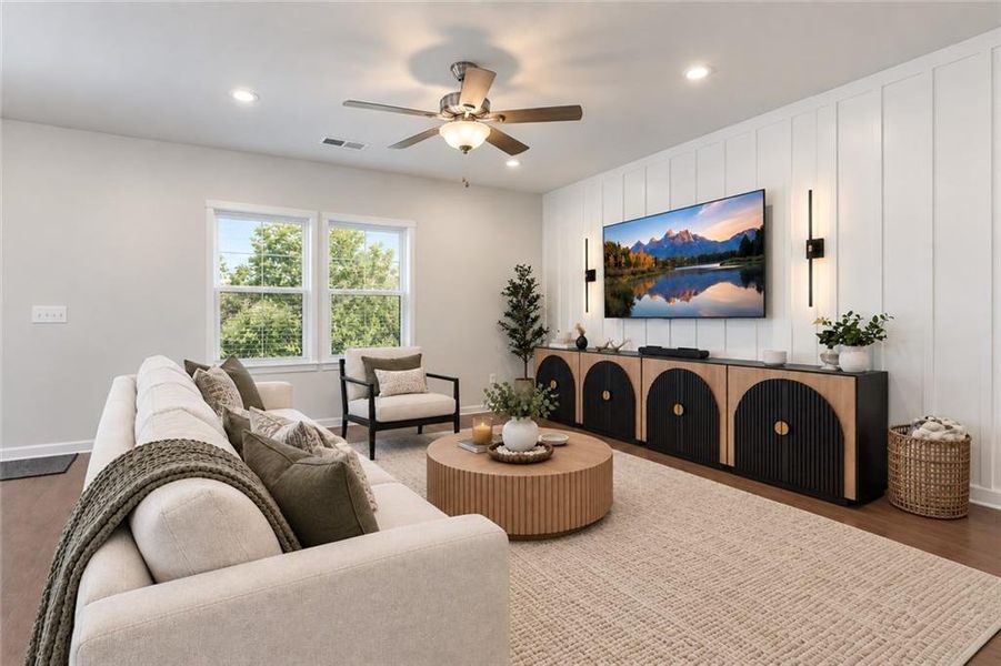 Furnished interior view inside a new home in Berkeley Mill, Cumming (Image 17).
