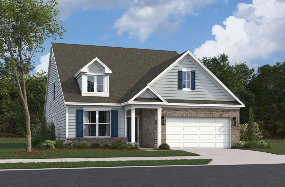 Representative exterior photo of a completed home built from the Englewood by Beazer Homes in Gatherings® at GreenHouse, Marietta, GA (Image 2). Representative exterior photo of a completed home built from the Englewood by Beazer Homes in Gatherings® at GreenHouse, Marietta, GA (Image 2).