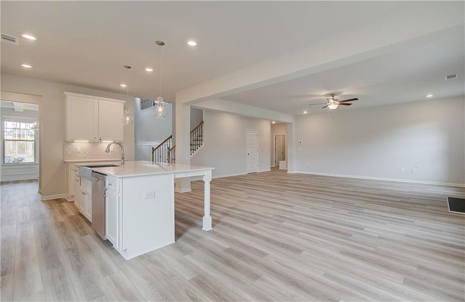 Furnished interior view inside a new home in Grandview at Millers Mill, Stockbridge (Image 9).