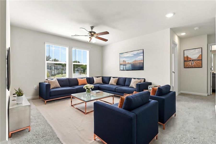 Furnished interior view inside a new home in Little River Falls, Woodstock (Image 14).