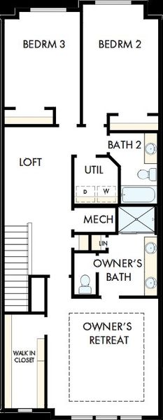 2D floor plan layout of this home in Sterling Ranch Heritage Collection, Littleton, CO (Image 3). 2D floor plan layout of this home in Sterling Ranch Heritage Collection, Littleton, CO (Image 3).