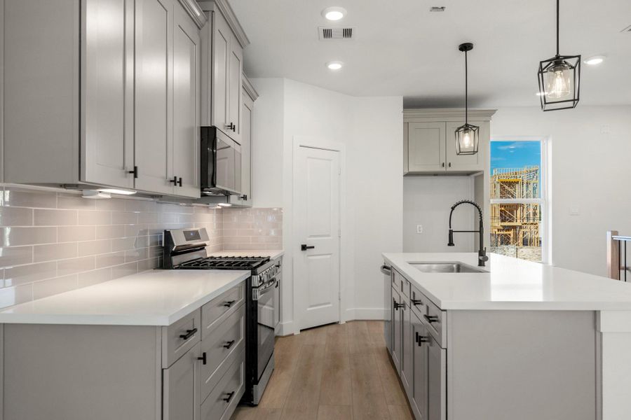 Furnished interior view inside a new home in , Houston (Image 8).