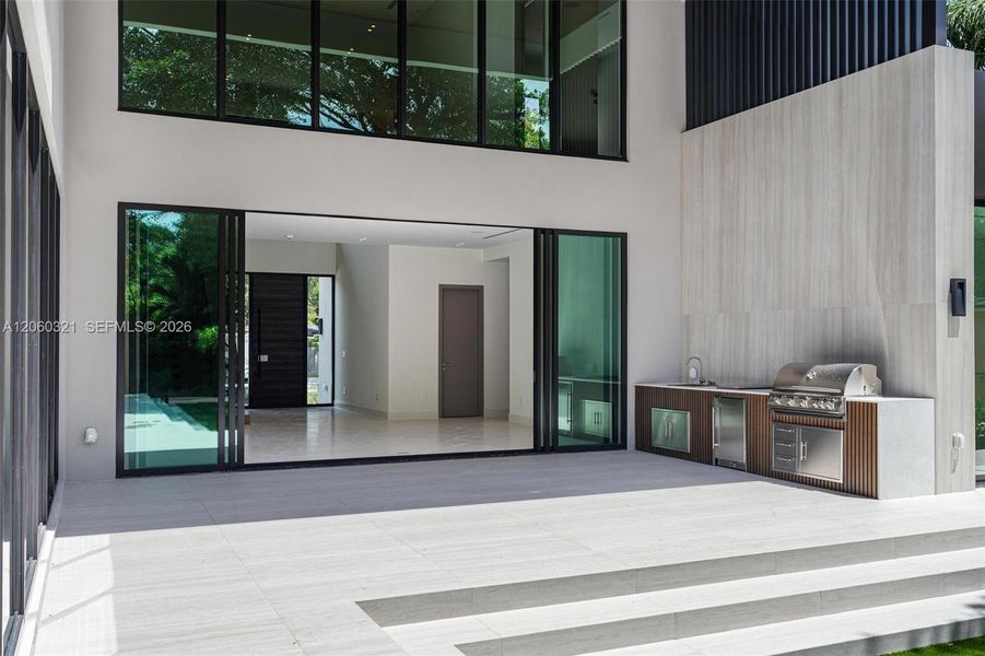 Exterior details and patio area of a home in , Miami Shores (Image 44). Exterior details and patio area of a home in , Miami Shores (Image 44).