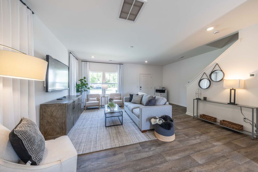 Furnished interior view inside a new home in Towns at Cliffwood (Condos), Concord (Image 5).