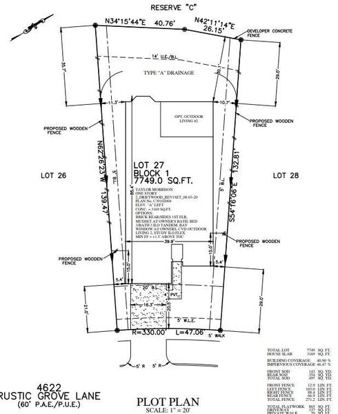 Plot Plan