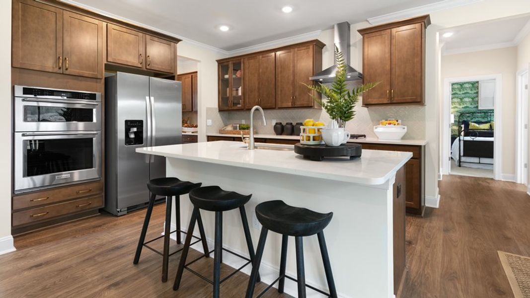 Representative furnished interior of a home built from the Norman by D.R. Horton in The Manors at Swift Creek Farm, Clayton (Image 6).