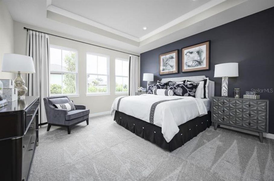 Furnished interior view inside a new home in Malabar Springs, Palm Bay (Image 12).