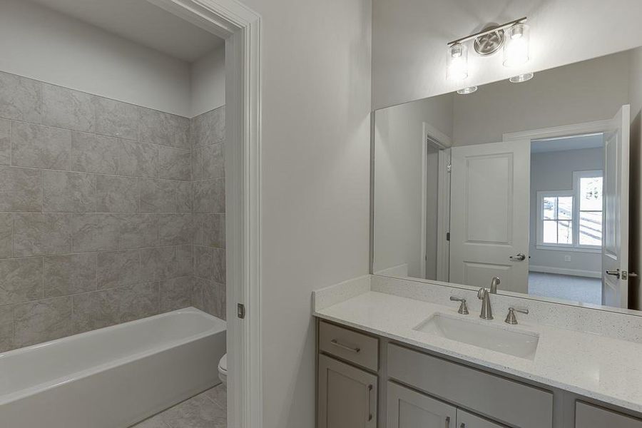 Furnished interior view inside a new home in , Buford (Image 10).