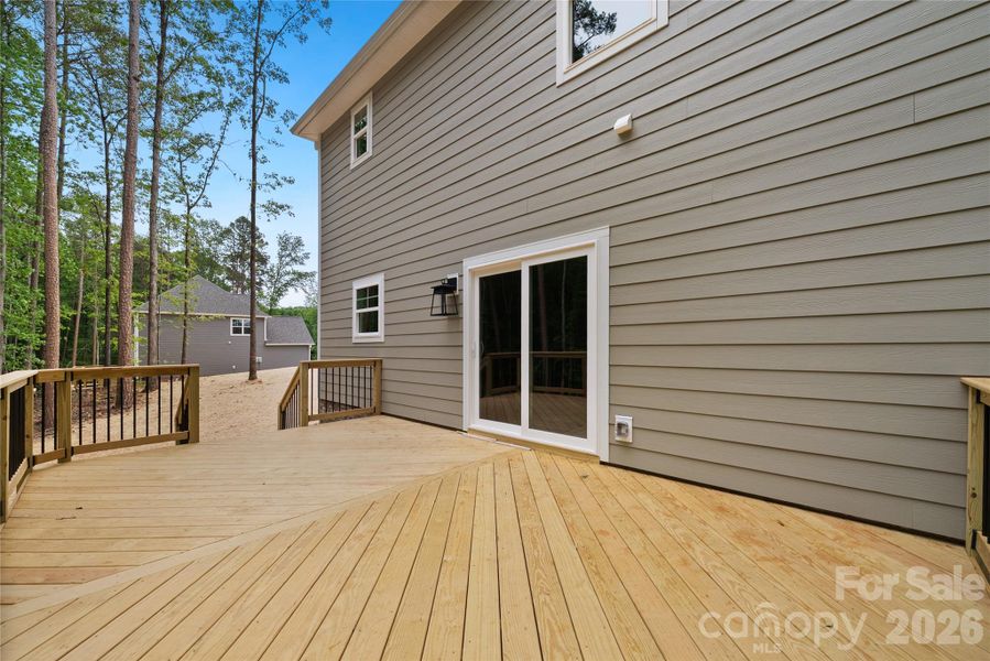 Exterior details and patio area of a home in , Stanfield (Image 4).