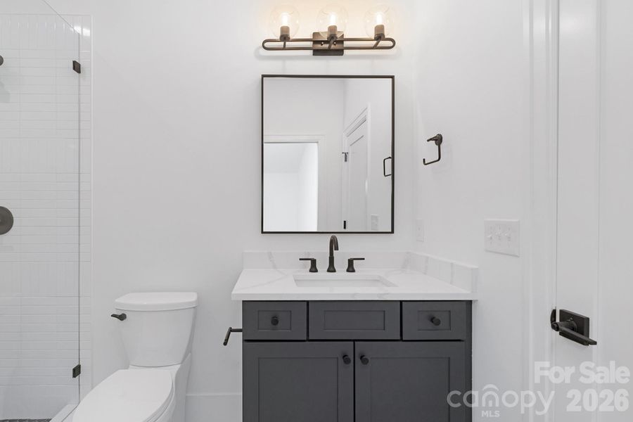 Furnished interior view inside a new home in , Charlotte (Image 29).