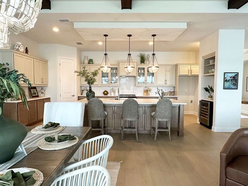 Representative furnished interior of a home built from the Kensington by Paytas Homes in The Reserve at Victoria, Deland (Image 31).