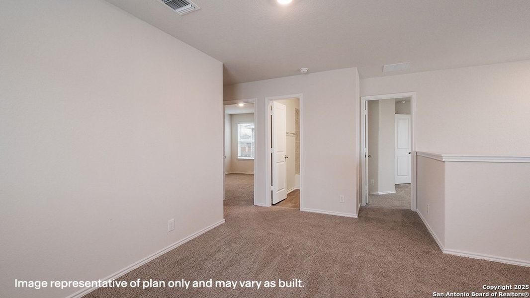 Spacious, unfurnished interior of a new home in Redbird Ranch, San Antonio (Image 17).