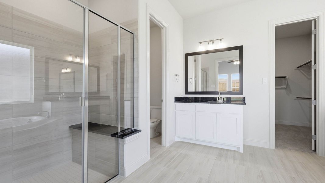 Representative furnished interior of a home built from the Tulane by DRB Homes in Green Meadows Classic, Celina (Image 31).
