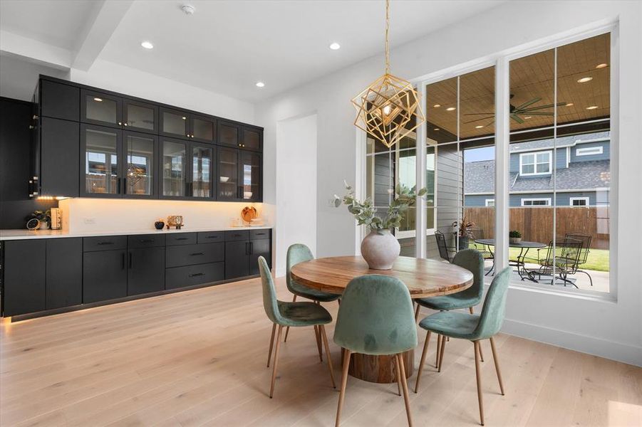 Furnished interior view inside a new home in , Roanoke (Image 30).